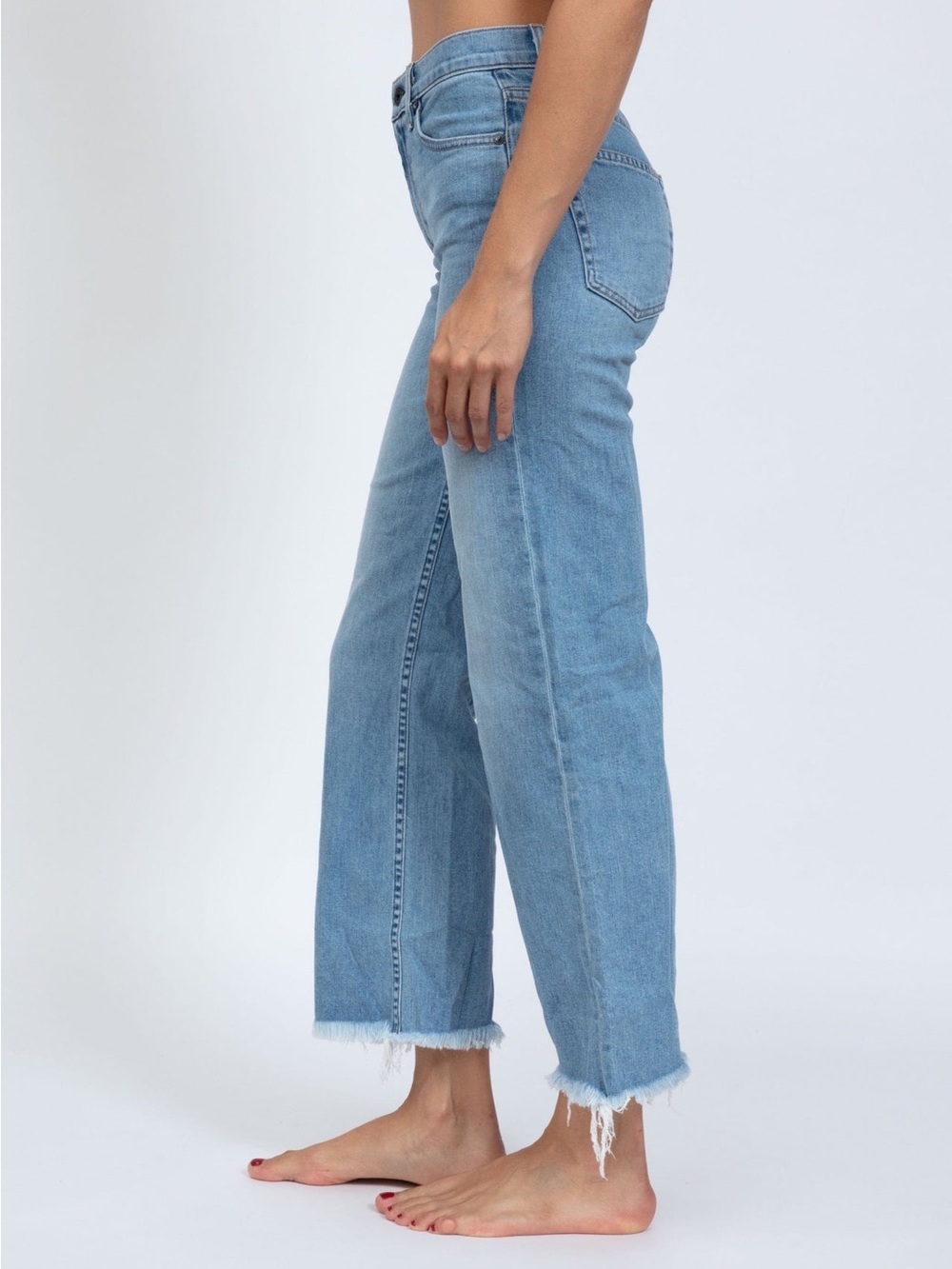 ASKK NY Crop Wide Leg Jean size 30 in Keel Over Wash - Picture 2 of 9